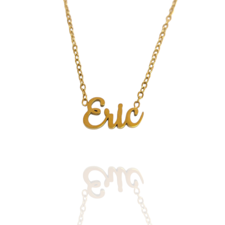 Collar con nombre de Eric en Acero Hipoalergénico 316l