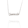 Collar con nombre de Gonzalo en Acero Hipoalergénico 316l