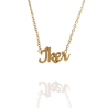 Collar con nombre de Íker en Acero Hipoalergénico 316l