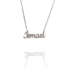 Collar con nombre de Ismael en Acero Hipoalergénico 316l