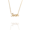 Collar con nombre de Iván en Acero Hipoalergénico 316l