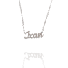 Collar con nombre de Izan en Acero Hipoalergénico 316l