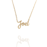 Collar con nombre de Joel en Acero Hipoalergénico 316l