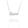 Collar con nombre de Lucas en Acero Hipoalergénico 316l