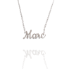Collar con nombre de Marc en Acero Hipoalergénico 316l