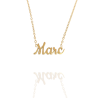 Collar con nombre de Marc en Acero Hipoalergénico 316l