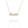 Collar con nombre de Martín en Acero Hipoalergénico 316l