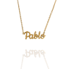 Collar con nombre de Pablo en Acero Hipoalergénico 316l