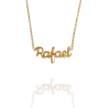 Collar con nombre de Rafael en Acero Hipoalergénico 316l