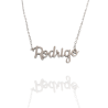 Collar con nombre de Rodrigo en Acero Hipoalergénico 316l