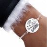 Pulsera de Abuela "A la mejor Abuelita" en Plata de Ley 925mls