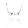 Collar con nombre de Daniel en Acero Hipoalergénico 316l
