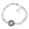 Pulsera de Mamá con Mensaje en Plata de Ley 925mls