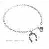 Pulsera Herradura en Plata de Ley 925mls