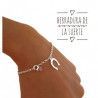 Pulsera Herradura en Plata de Ley 925mls