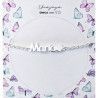 Pulsera con Nombre Personalizado con Corazón en Plata de Ley 925mls