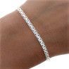 Pulsera con Cadena Bismark en Plata de Ley 925mls
