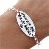 Pulsera de Mamá en Plata de Ley 925mls
