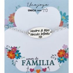 Pulsera de Mamá en Plata de Ley 925mls