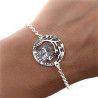 Pulsera Siempre Juntas en Plata de Ley 925mls