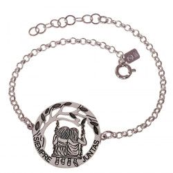 Pulsera Siempre Juntas en Plata de Ley 925mls