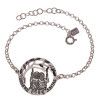 Pulsera Siempre Juntas en Plata de Ley 925mls