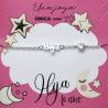 Pulsera de Hija con Circonita en forma de Corazón en Plata de Ley 925