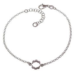 Pulsera Asa Ondulada Calada en Plata de Ley 925mls