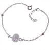 Pulsera de Perla Cultivada en Plata de Ley 925mls