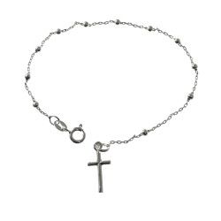 Pulsera Rosario en Plata de Ley 925mls
