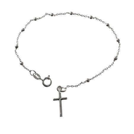Pulsera Rosario en Plata de Ley 925mls