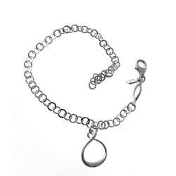 Pulsera Nudo en Plata de Ley 925mls