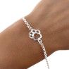 Pulsera de Huella Calada en Plata de Ley 925mls