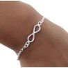 Pulsera de Infinito en Plata de Ley 925mls