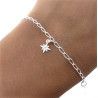 Pulsera de Rosa de Los Vientos en Plata de Ley 925mls