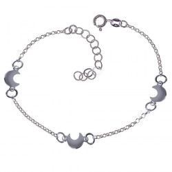 Pulsera de Lunas en Plata de Ley 925mls