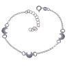 Pulsera de Lunas en Plata de Ley 925mls