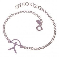 Pulsera de Indalo Recto en Plata de Ley 925mls