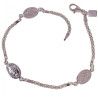Pulsera Virgen de la Milagrosa en Plata de Ley 925mls