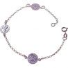 Pulsera de San Judas Tadeo en Plata de Ley 925mls