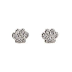 Pendientes de Huella en Plata de Ley 925mls