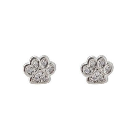 Pendientes de Huella en Plata de Ley 925mls