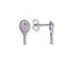 Pendientes de Raqueta en Plata de Ley 925mls
