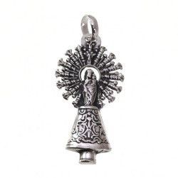 Colgante de la Virgen del Pilar en Plata de Ley 925mls
