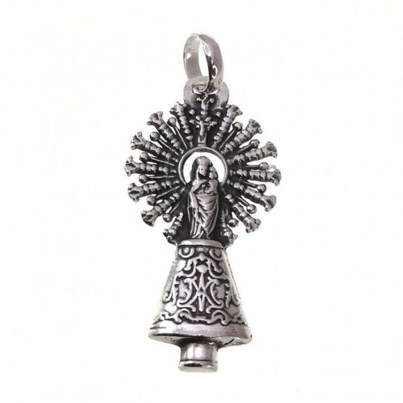 Colgante de la Virgen del Pilar en Plata de Ley 925mls