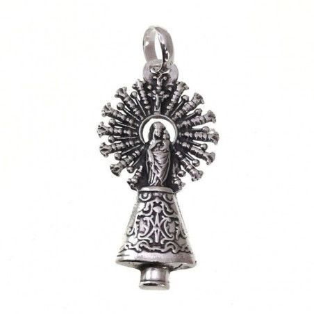 Colgante de la Virgen del Pilar en Plata de Ley 925mls