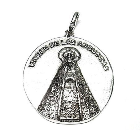 Colgante de la Virgen de las Angustias en Plata de Ley 925mls