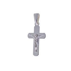 Colgante de Cruz con Cristo en Plata de Ley 925mls