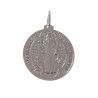 Colgante Medalla de San Benito Protector en Plata de Ley 925mls