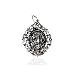 Colgante del Rostro de la Virgen de la Macarena en Plata de Ley 925mls